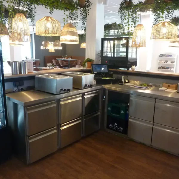 Theke Tageskaffee mit Bistro